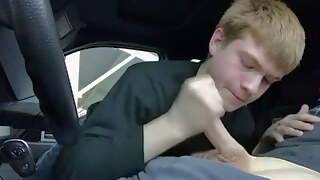 amateur Guys In Cars Getting Off blowjob